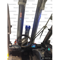 Electric counterbalance forklift Jungheinrich EFG 216, capacity 1600 kg, lift height 4800 mm