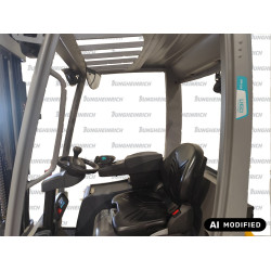 Electric counterbalance forklift Jungheinrich EFG 215, capacity 1500 kg, lift height 4000 mm