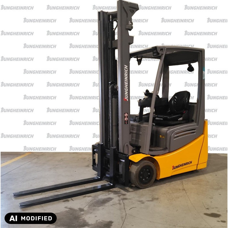 Electric counterbalance forklift Jungheinrich EFG 215, capacity 1500 kg, lift height 4000 mm
