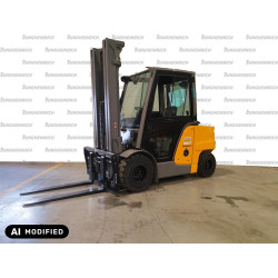 Diesel counterbalance forklift Jungheinrich DFG 435s, capacity 3500 kg, lift height 5500 mm