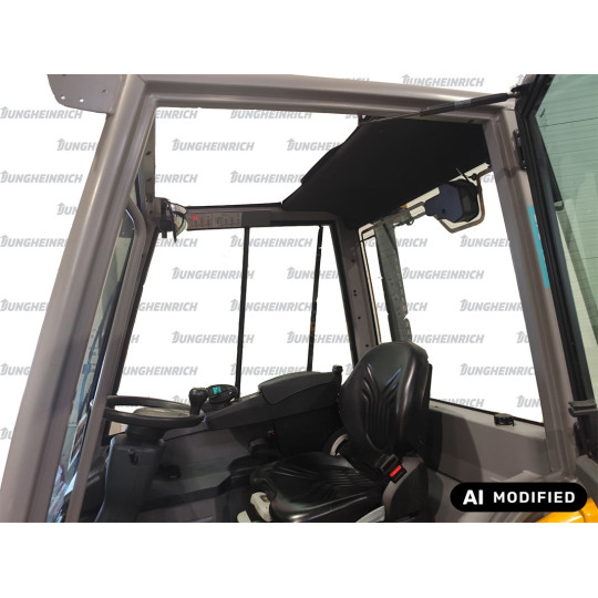 Diesel counterbalance forklift Jungheinrich DFG 435s, capacity 3500 kg, lift height 5500 mm