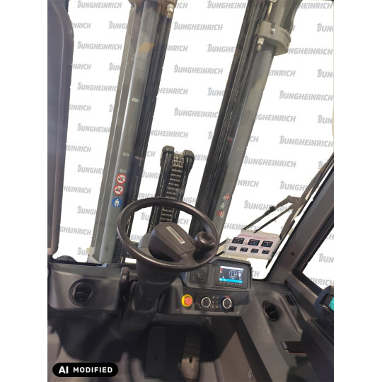 Diesel counterbalance forklift Jungheinrich DFG 435s, capacity 3500 kg, lift height 5500 mm