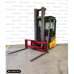 Electrostivuitor Jungheinrich EFG 213, capacitate 1300 kg, înălțime de ridicare 5500 mm