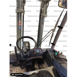 Electric counterbalance forklift Jungheinrich EFG 425, capacity 2500 kg, lift height 3300 mm