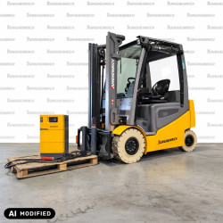 Electric counterbalance forklift Jungheinrich EFG 425k, capacity 2500 kg, lift height 3100 mm