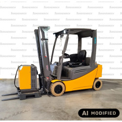 REFURBISHED Electric counterbalance forklift Jungheinrich EFG 320, capacity 2000 kg, lift height 4400 mm