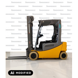 Electric counterbalance forklift Jungheinrich EFG 320, capacity 2000 kg, lift height 5000 mm