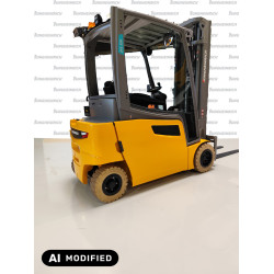 Electric counterbalance forklift Jungheinrich EFG 320, capacity 2000 kg, lift height 5000 mm