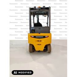 Electrostivuitor Jungheinrich EFG 320, capacitate 2000 kg, înălțime de ridicare 5000 mm