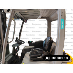 Electric counterbalance forklift Jungheinrich EFG 320, capacity 2000 kg, lift height 5000 mm