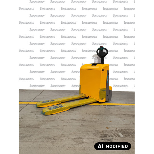 Transpalet electric Jungheinrich, capacitate 1400 kg, EJE 114