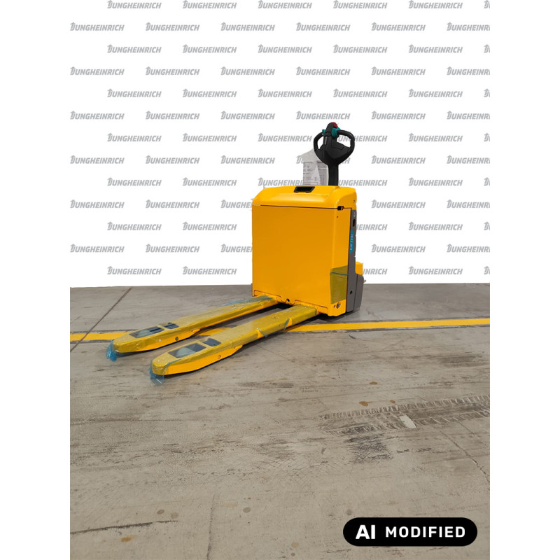 Transpalet electric Jungheinrich, capacitate 1400 kg, EJE 114