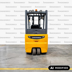 Electric counterbalance forklift Jungheinrich EFG 218k, capacity 1800 kg, lift height 5000 mm