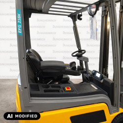 Electric counterbalance forklift Jungheinrich EFG 218k, capacity 1800 kg, lift height 5000 mm