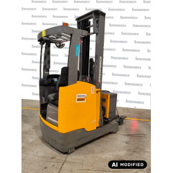 Reach truck Jungheinrich ETV 210, capacity 1000 kg, lift height 6500 mm