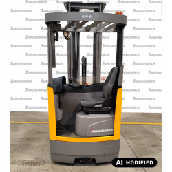 Stivuitor electric Jungheinrich ETV 210, capacitate 1000 kg, catarg triplex, înălțime ridicare 6500 mm