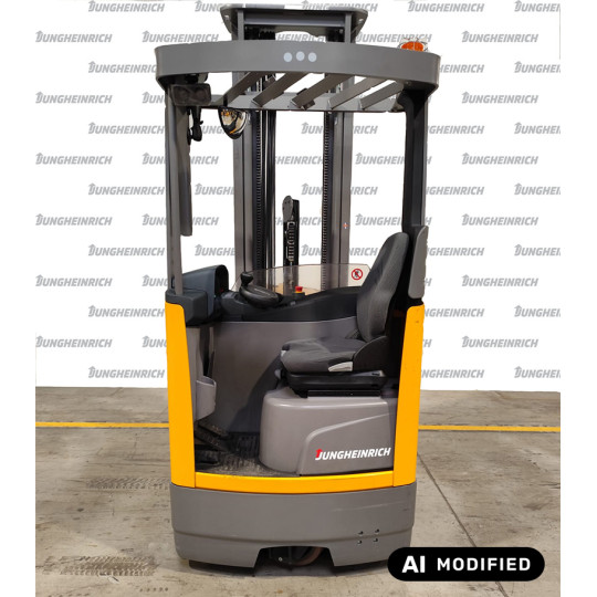 Stivuitor electric Jungheinrich ETV 210, capacitate 1000 kg, catarg triplex, înălțime ridicare 6500 mm