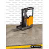 Stivuitor electric Jungheinrich ETV 112, capacitate 1200 kg, catarg triplex, înălțime ridicare 4550 mm