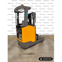 Stivuitor electric Jungheinrich ETV 112, capacitate 1200 kg, catarg triplex, înălțime ridicare 4550 mm