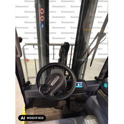 USED Electric counterbalance forklift Jungheinrich EFG 215, capacity 1500 kg, lift height 4800 mm