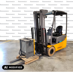 Electric counterbalance forklift Jungheinrich EFG 115, capacity 1500 kg, lift height 4500 mm
