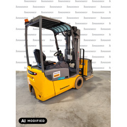 Electric counterbalance forklift Jungheinrich EFG 115, capacity 1500 kg, lift height 4500 mm