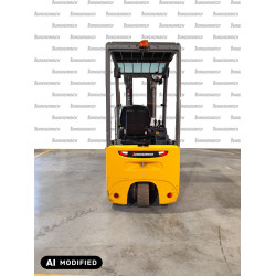 Electric counterbalance forklift Jungheinrich EFG 115, capacity 1500 kg, lift height 4500 mm