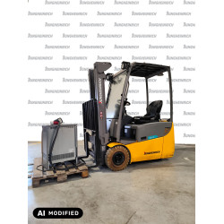 Electric counterbalance forklift Jungheinrich EFG 115, capacity 1500 kg, lift height 4500 mm