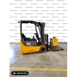 Electric counterbalance forklift Jungheinrich EFG 115, capacity 1500 kg, lift height 4500 mm