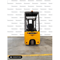 Electric counterbalance forklift Jungheinrich EFG 115, capacity 1500 kg, lift height 4500 mm