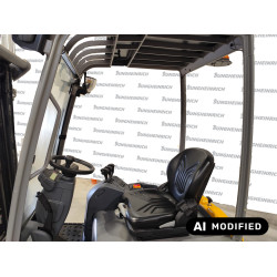 Electric counterbalance forklift Jungheinrich EFG 115, capacity 1500 kg, lift height 4500 mm