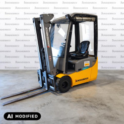 Electrostivuitor Jungheinrich EFG 115, capacitate 1500 kg, înălțime de ridicare 4500 mm