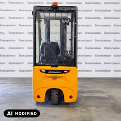 Electric counterbalance forklift Jungheinrich EFG 115, capacity 1500 kg, lift height 4500 mm