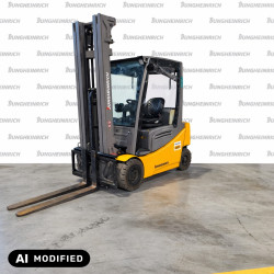 Electric counterbalance forklift Jungheinrich EFG 320, capacity 2000 kg, lift height 5500 mm