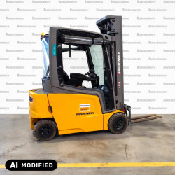 Electric counterbalance forklift Jungheinrich EFG 320, capacity 2000 kg, lift height 5500 mm