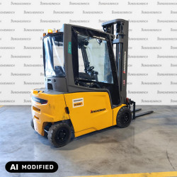 Electrostivuitor Jungheinrich EFG 320, capacitate 2000 kg, înălțime de ridicare 5500 mm