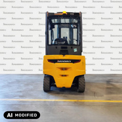 Electric counterbalance forklift Jungheinrich EFG 320, capacity 2000 kg, lift height 5500 mm