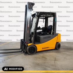 Electric counterbalance forklift Jungheinrich EFG 320, capacity 2000 kg, lift height 5500 mm