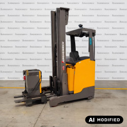 Stivuitor electric Jungheinrich ETV 210, capacitate 1000 kg, catarg triplex, înălțime ridicare 6500 mm