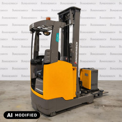Stivuitor electric Jungheinrich ETV 210, capacitate 1000 kg, catarg triplex, înălțime ridicare 6500 mm
