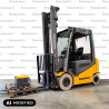 Electric counterbalance forklift Jungheinrich EFG 425k, capacity 2500 kg, lift height 4300 mm