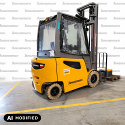 Electric counterbalance forklift Jungheinrich EFG 425k, capacity 2500 kg, lift height 4300 mm