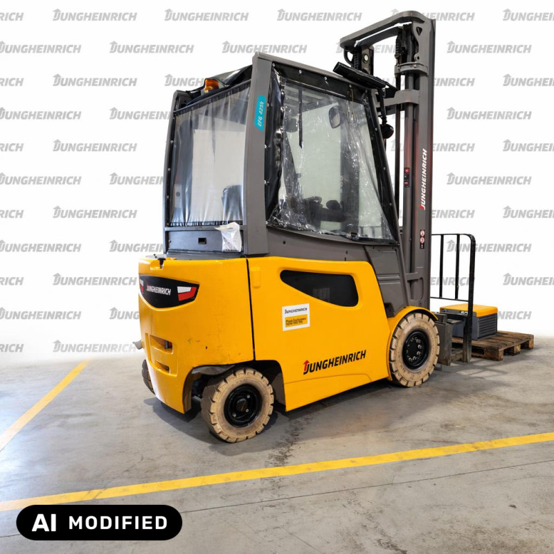 Electric counterbalance forklift Jungheinrich EFG 425k, capacity 2500 kg, lift height 4300 mm