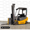 Electrostivuitor Jungheinrich EFG 316k, capacitate 1600 kg, înălțime de ridicare 3700 mm