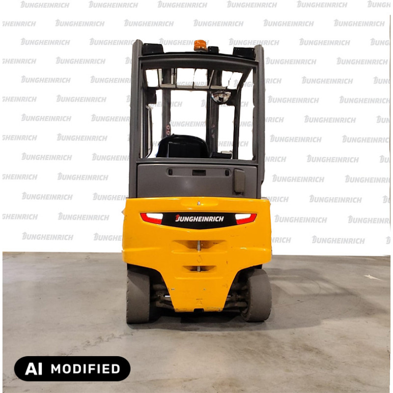 Electrostivuitor Jungheinrich EFG 316k, capacitate 1600 kg, înălțime de ridicare 3700 mm