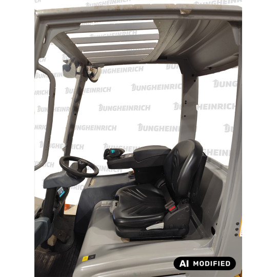 Electrostivuitor Jungheinrich EFG 316k, capacitate 1600 kg, înălțime de ridicare 3700 mm