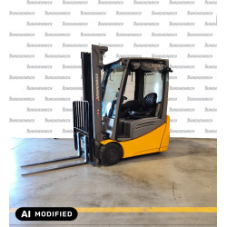 Electric counterbalance forklift Jungheinrich EFG 216k, capacity 1600 kg, lift height 3300 mm