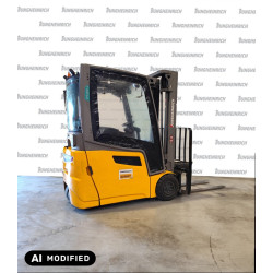 Electric counterbalance forklift Jungheinrich EFG 216k, capacity 1600 kg, lift height 3300 mm
