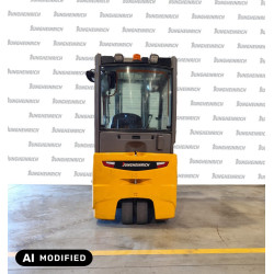 Electric counterbalance forklift Jungheinrich EFG 216k, capacity 1600 kg, lift height 3300 mm