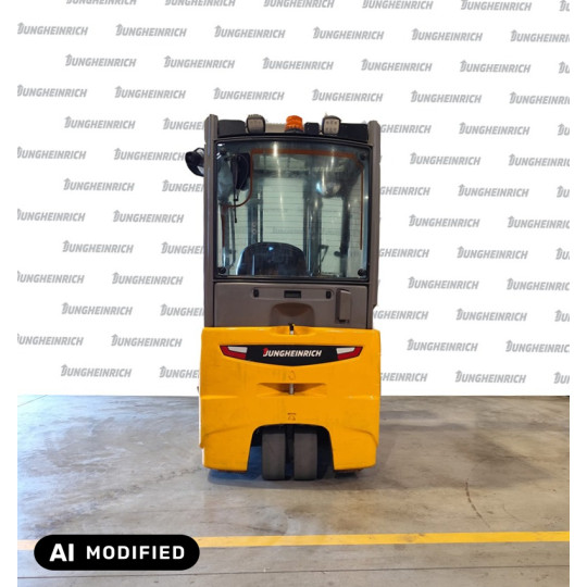Electrostivuitor Jungheinrich EFG 216k, capacitate 1600 kg, înălțime de ridicare 3300 mm